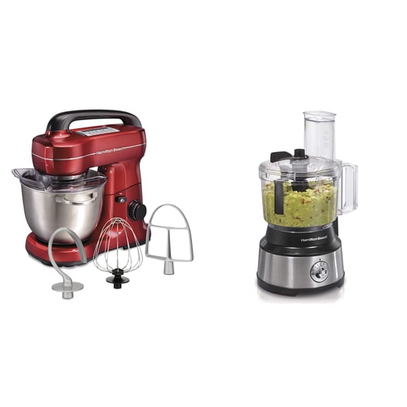Hamilton Beach Stand Mixer + Food Processor (10 Cups)