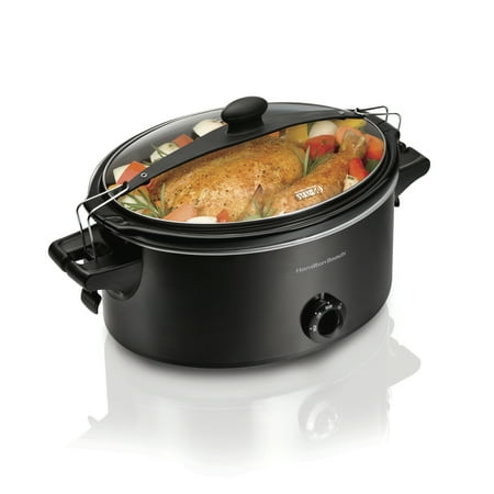 Hamilton Beach - Stay or Go 6 Quart Slow Cooker - Black