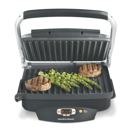 Hamilton Beach - Steak Lover's Indoor Grill - Black