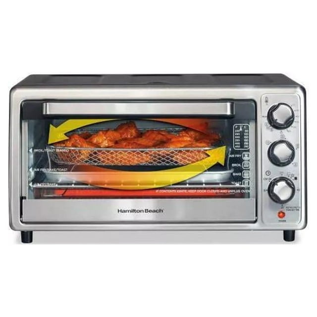 Hamilton Beach SureCrisp Air Fryer Toaster Oven Black 31418