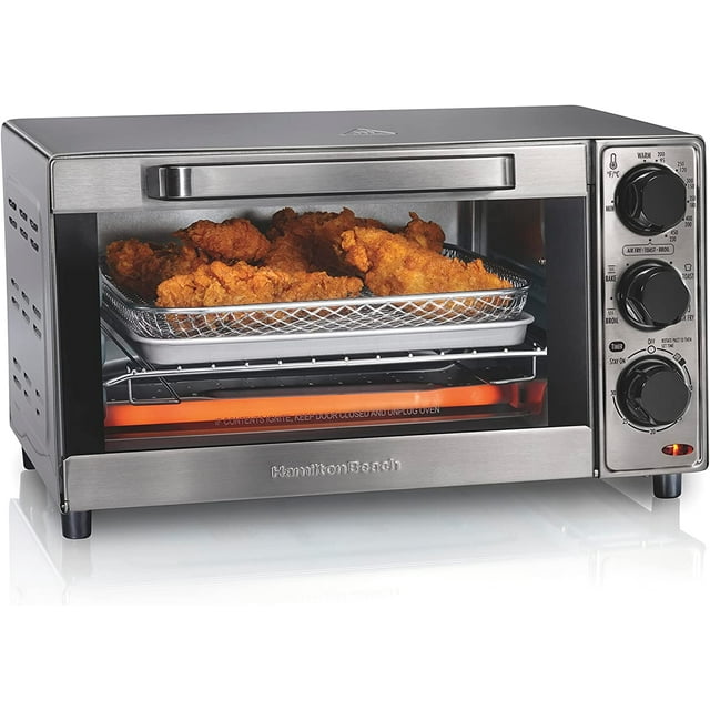 Hamilton Beach SureCrisp Toaster Oven Air Fryer Combo, Fits 9” Pizza