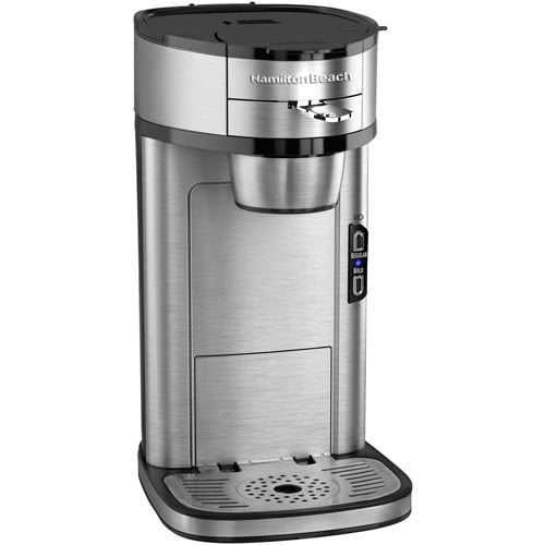 Hamilton Beach The Scoop SingleServe Coffee Maker, Stainless Steel