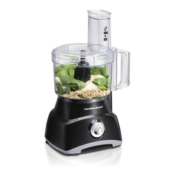 Hamilton Beach 8 Cup Food Processor and Chopper with Large Chute, Black