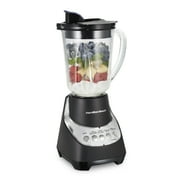 Hamilton Beach Wave Action Blender for Kitchen, 48 oz Jar for Smoothies and Shakes, Black