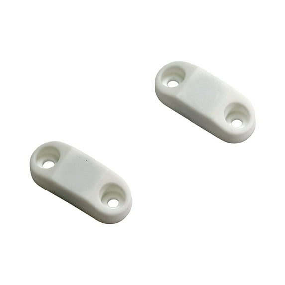 Hamilton Bowes #1 Strongest - RV & Trailer Magnetic Door/Baggage Door Catch Camper (White Plastic 1-Pair)