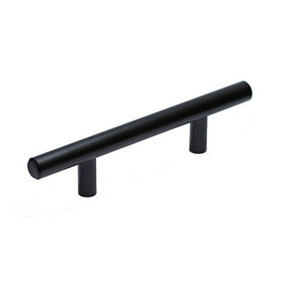 Hamilton Bowes Matte / Flat Black Pull - 3" Hole Centers, 5-3/4"" Overall Length