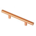 thumbnail image 1 of Hamilton Bowes Satin Copper Cabinet Hardware Euro Style Bar Handle Pull - 3" Hole Centers, 5-3/4"" Overall Length, 1 of 4