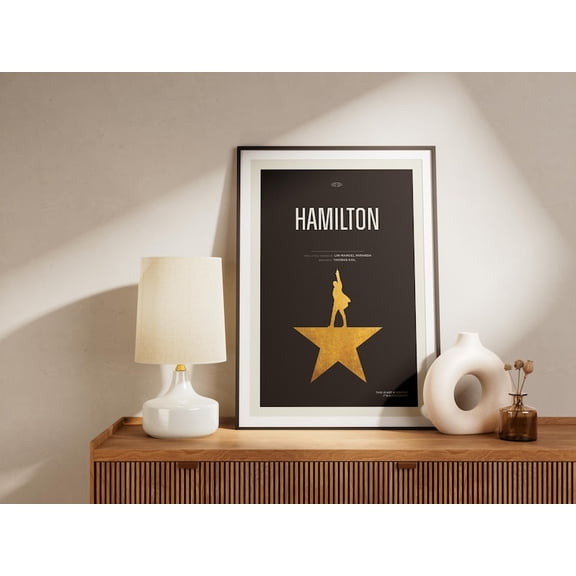 Hamilton Broadway Musical Movie Style Cinematic Theater Art Poster - 12x18 UNFRAMED