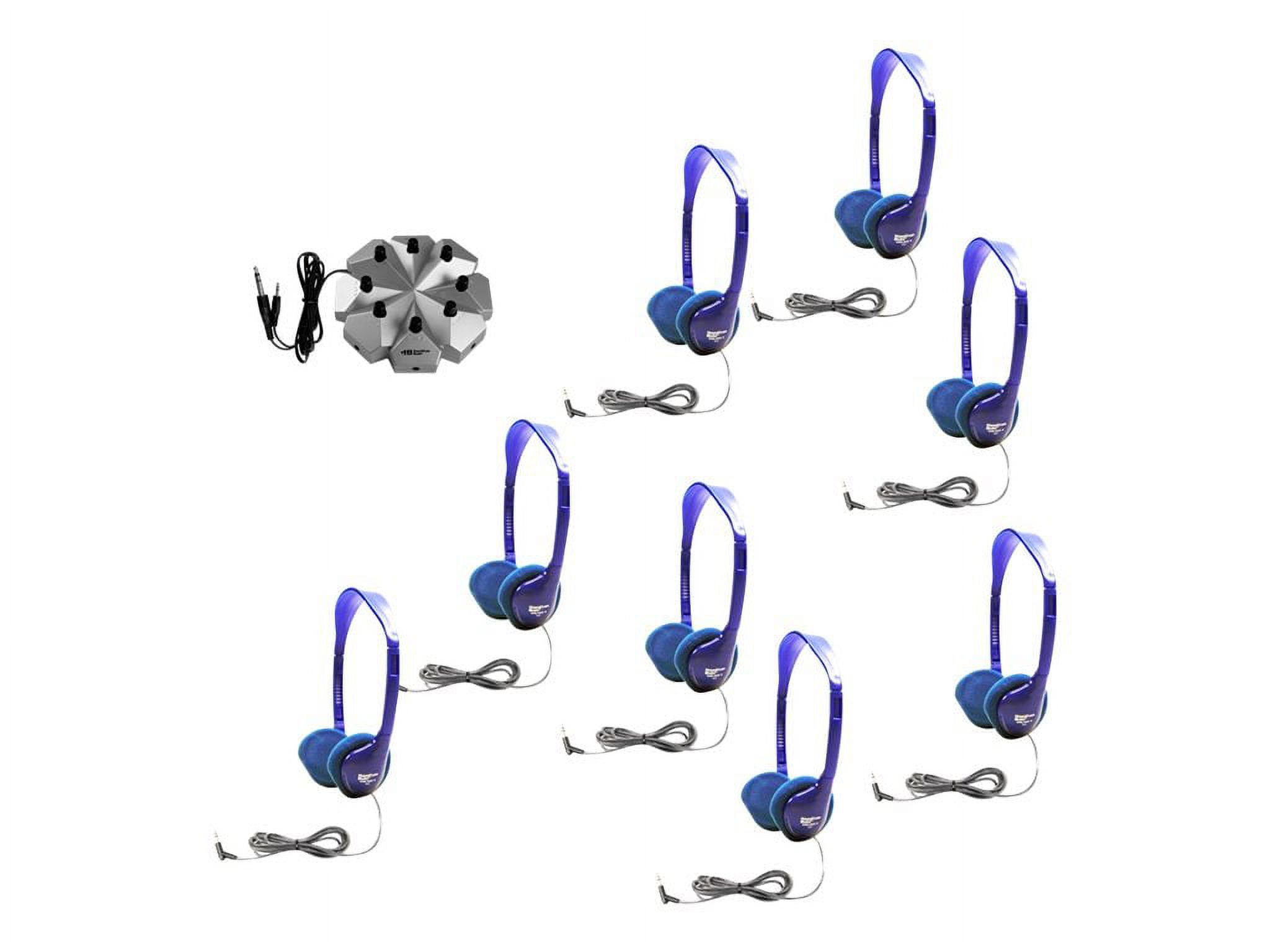 Hamilton Buhl 4 Person CD/MP3 Listening Center with Deluxe Headphones, HACX-205 CD/MP3 Player, SC-7V