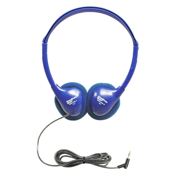 HamiltonBuhl Kids On-Ear Blue Stereo Headphone