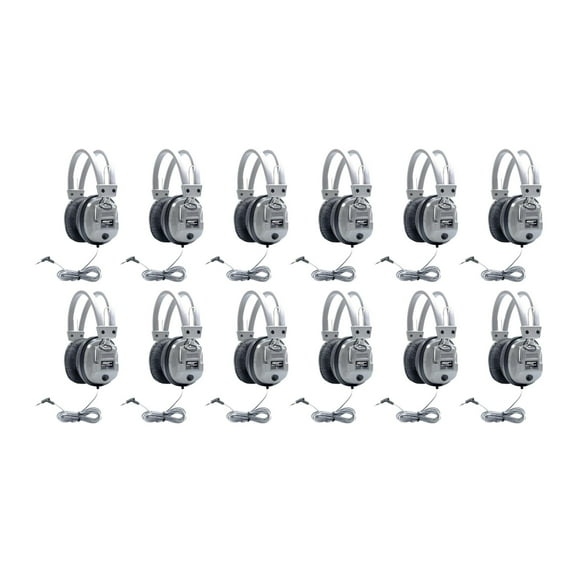 Hamilton Buhl SC-7V SchoolMate Deluxe Stereo Headphones with Volume Control (12)