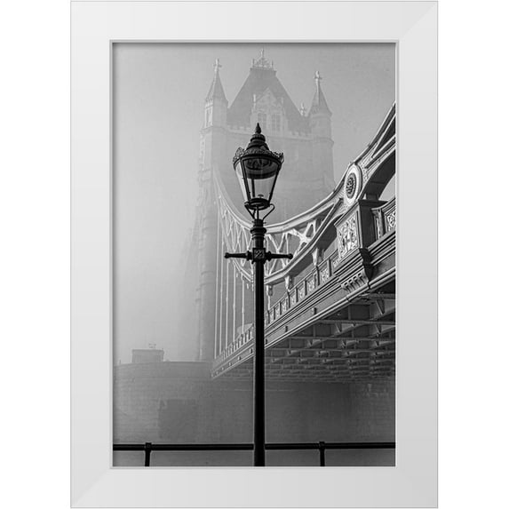 Hamilton, Chris 17x24 White Modern Wood Framed Museum Art Print Titled - A Bridge Too Far.