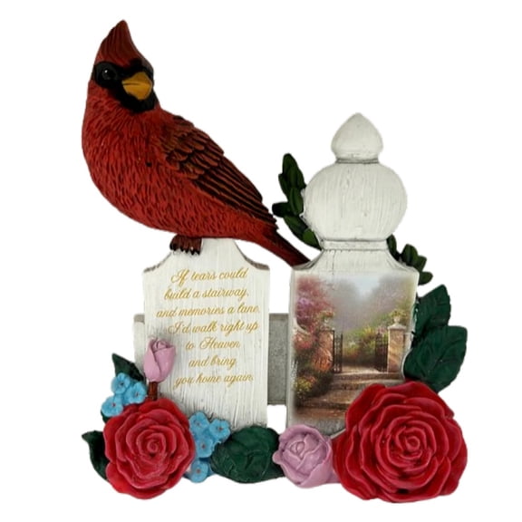 The Hamilton Collection A Love That Sets Us Free Cardinal Figurine with A Heartwarming Tribute to Cherish Memories from Our Love Is Eternal Collection Issue #6 by Thomas Kinkade 5-inches