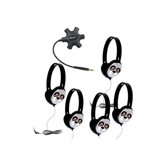 Hamilton Electronics & Buhl Industries Listening Center 5 Primo Panda Galaxy Jackbox & Headphones