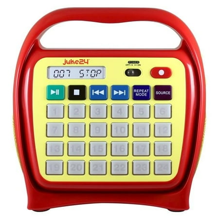 Hamilton Electronics Juke 24 Digital Jukebox - Red & Yellow
