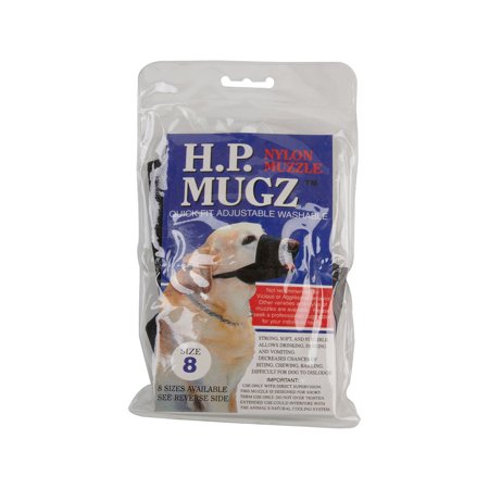Hamilton H.P. Mugz Adjustable Quick Fit Nylon Soft Dog Muzzle