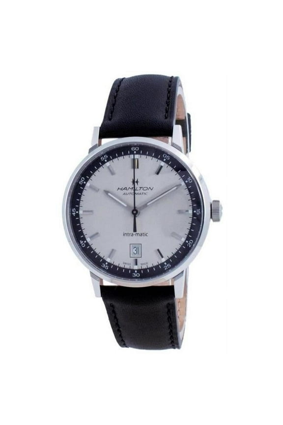 H38425720 American Classic Intra Matic Automatic Men Watch, Black