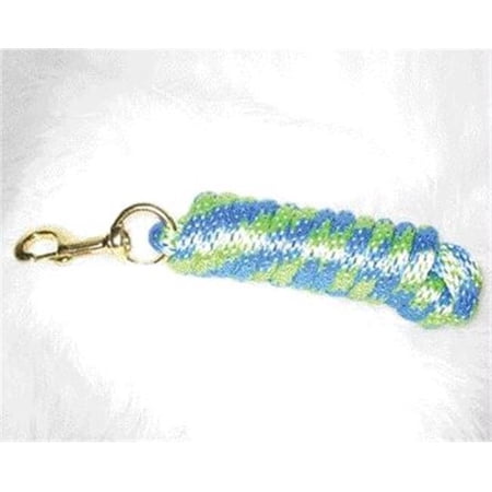 Hamilton Halter Company - Poly Lead With Bolt Snap- Berry-lime 10 Feet - PL58B BYLI