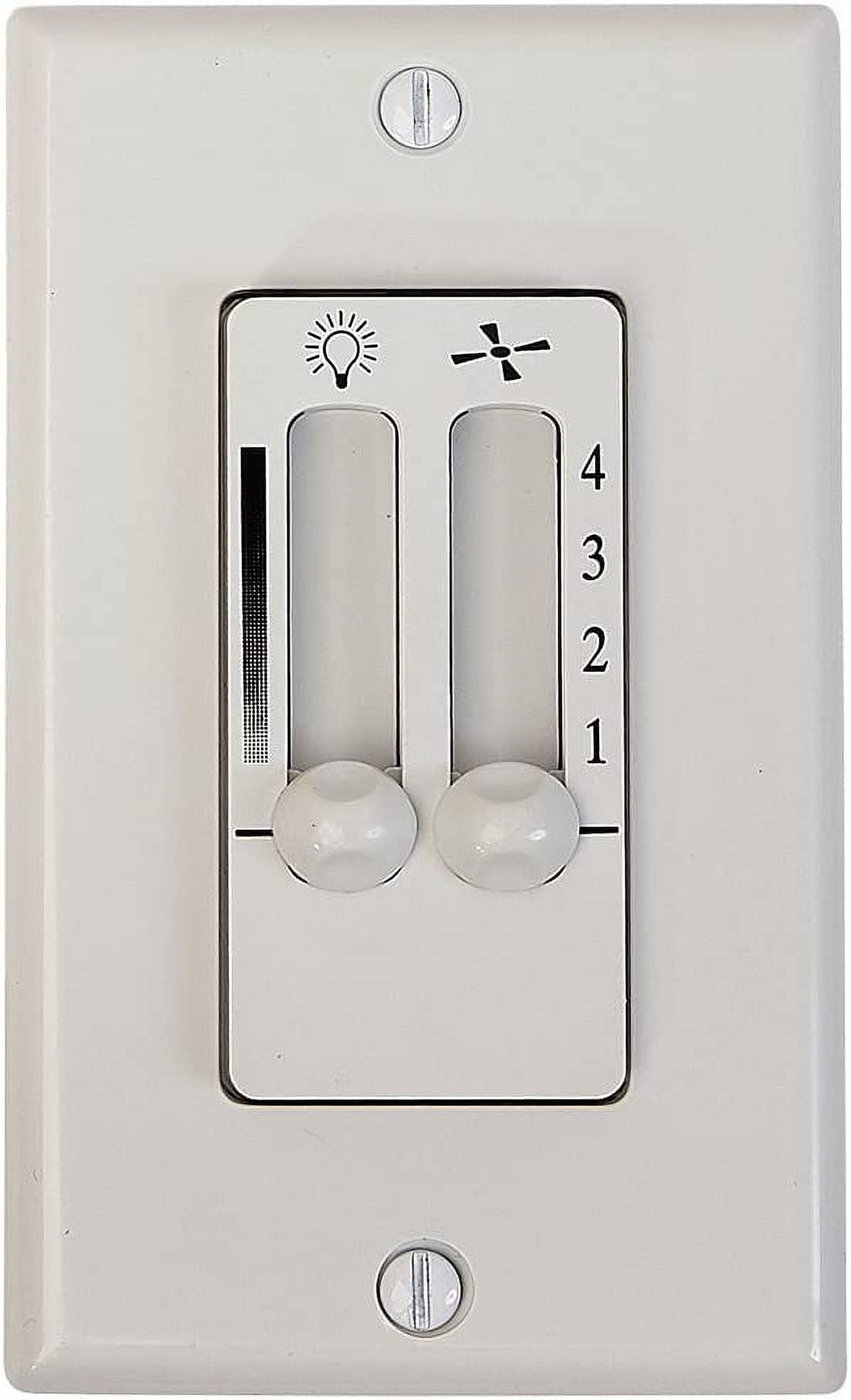 Hamilton Hills 4 Speed Dimmable Wall Ceiling Fan Remote