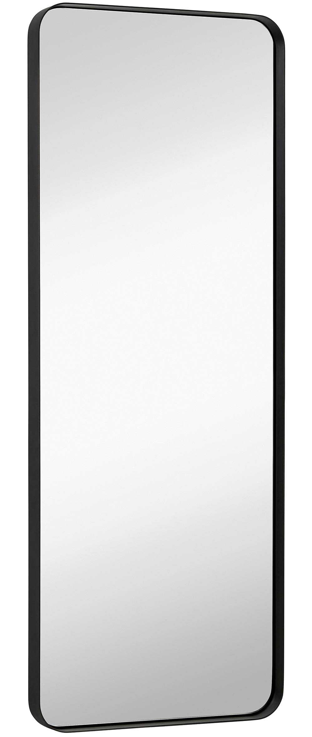 Hamilton Hills Contemporary Brushed Metal Tall Bronze Wall Mirror