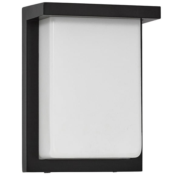 Hamilton Hills Flush Mountmodern Outdoor Wall Sconce Squared 14" Bright and Clean