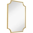 thumbnail image 1 of Hamilton Hills Gold Framed Mirror - Wall-Mounted Scalloped Mirror 30 X 40, 1 of 6