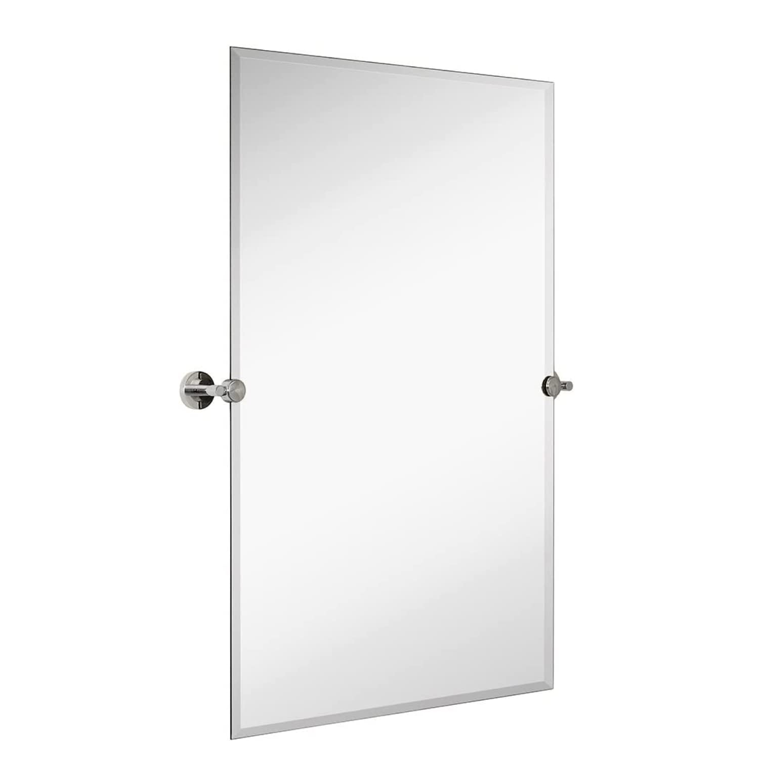 "Hamilton Hills 24"" x 36"" Large Rectangle Mirror with Chrome Wall ...