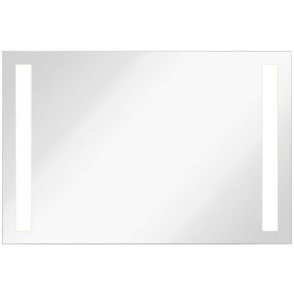 Hamilton Hills Lighted LED Frameless Backlit Wall Mirror Polished Edge