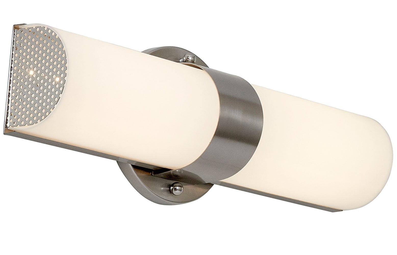 Hamilton Hills Modern Transitional Frosted Bathroom Vanity Light ...