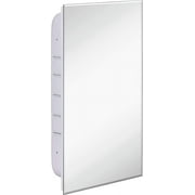 Hamilton Hills Simple Recessed Medicine Cabinet with Mirror