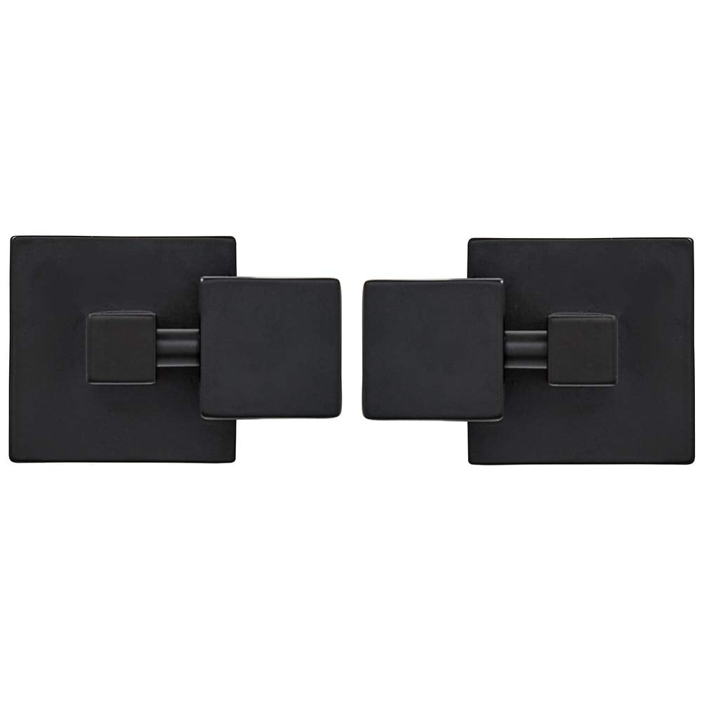 Hamilton Hills Square Black Pivot Mirror Hardware Tilting Anchors for