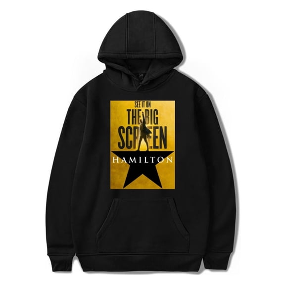 Hamilton Hoodie Men's & Women's Fashion Casual Pullover Sweatshirt Hip Hop Street Style Sweatshirt Top