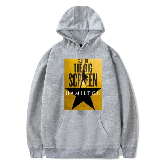 Hamilton Hoodie Men's & Women's Fashion Casual Pullover Sweatshirt Hip Hop Street Style Sweatshirt Top