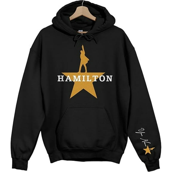 Hamilton Hoodie Unisex Sporty Sweatshirt Fashionable Casual Pullover Hip Hop Streetwear Top