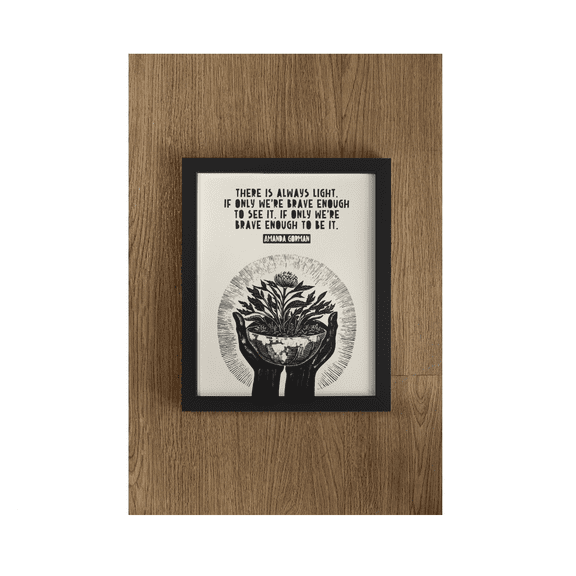 Hamilton I Am Inimitable Quote Poster Home Decor Office Wall Art