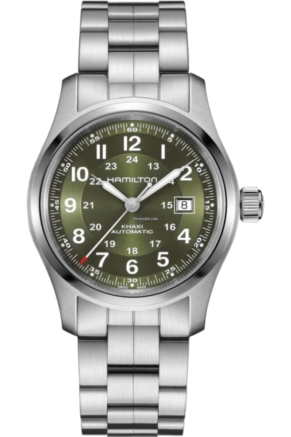 Khaki Field Men's Green Dial Stainless Steel Automatic Watch H70605160