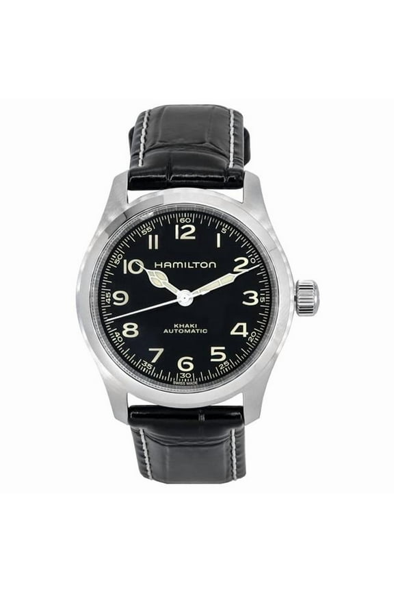 Khaki Field Murph Men's Black Strap Automatic Watch H70405730