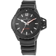 Hamilton Khaki Navy Frogman Auto Black Dial Rubber Strap Mens Watch