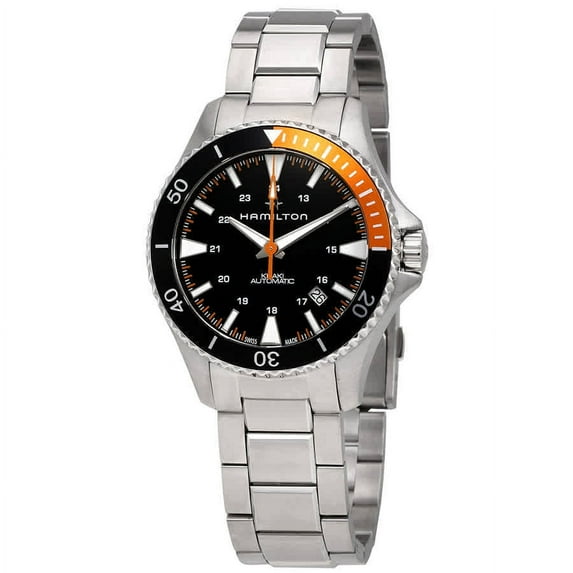 Hamilton Khaki Navy Scuba Black Dial Automatic Mens Watch H82305131