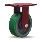 Hamilton Plate Caster,Rigid,Polyurethane,7 1/2"H R-ZFWH-6DB