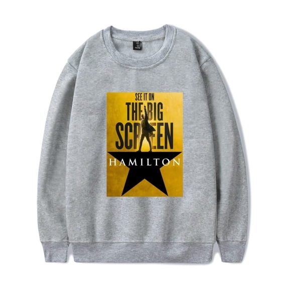 Hamilton Long-Sleeve Sweatshirt for Men and Women - Fashionable Casual Long-Sleeve Pullover Top