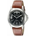 thumbnail image 1 of Hamilton Men's Brown Leather Band Steel Case S. Sapphire Automatic Black Dial Analog Watch H64455533, 1 of 4
