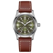 Hamilton Mens Khaki Field Green Dial Watch - H70605560
