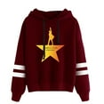 thumbnail image 1 of Hamilton Merch American Musical Hoodie Unisex Pocketless Double-bar Sleeve Sweatshirt Fashionable Pullover, 1 of 2