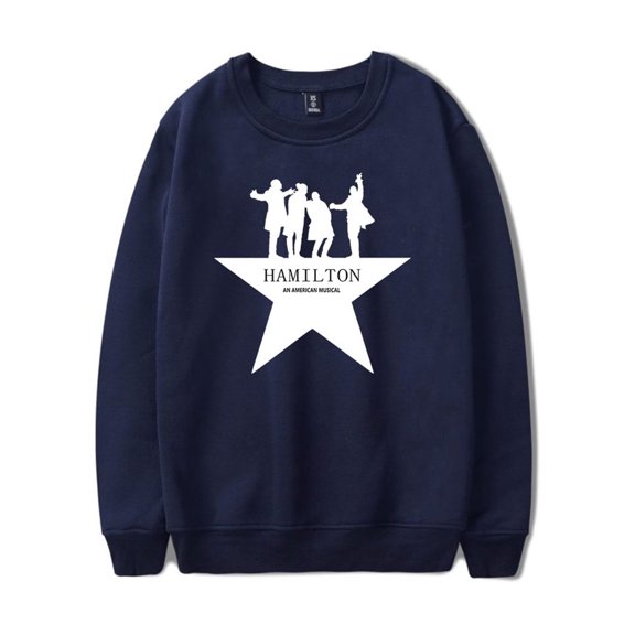 Hamilton Merch American Musical Sweatshirt Unisex Fashion Round Neck Casual Long Sleeve Pullover