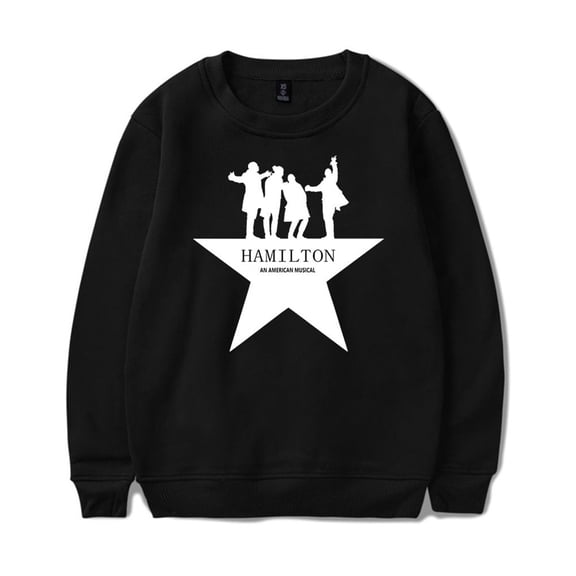 Hamilton Merch American Musical Sweatshirt Unisex Fashion Round Neck Casual Long Sleeve Pullover