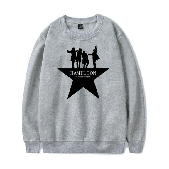 Hamilton Merch American Musical Sweatshirt Unisex Fashion Round Neck Casual Long Sleeve Pullover