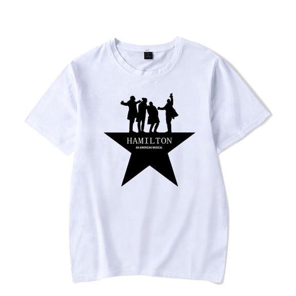 Hamilton Merch American Musical T-shirts For Men And Women Fashion Round Neck Casual Short-sleeved Tops