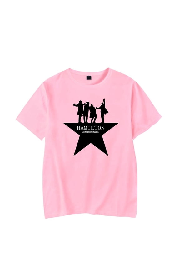 Hamilton Merch American Musical T-shirts For Men And Women Fashion Round Neck Casual Short-sleeved Tops