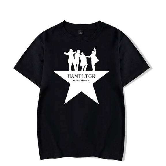 Hamilton Merch American Musical T-shirts For Men And Women Fashion Round Neck Casual Short-sleeved Tops